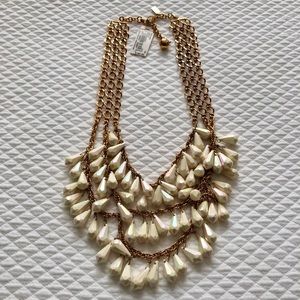 Kate Spade shimmer triple chain necklace